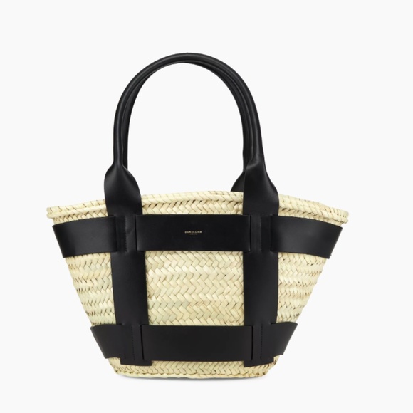 DeMellier Santorini Raffia Basket Bag - NWOT - Picture 2 of 10